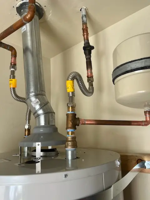 Water heater installation and plumbing repair in Aviara